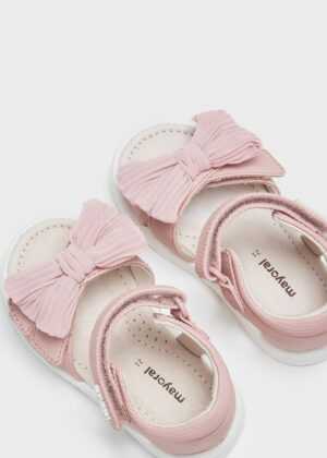 Sandálky s mašličkami světle růžové BABY Mayoral velikost: 25