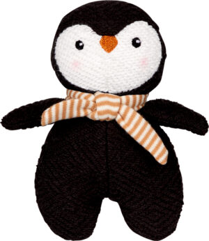 Die Spiegelburg Praskající zvířecí tučňák Little Wonder (udržitelný s recyklovaným materiálem a bavlnou z kontrolovaného ekologického pěstování)