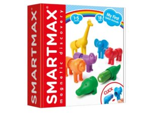 Magnetická hra - Moje první Safari zvířátka 18 ks SmartMax